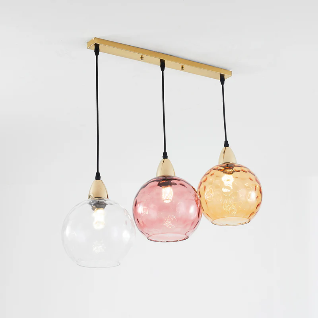 Moderne Cluster Pendelleuchte mit 3 Lichtern - Cascade | Karnz