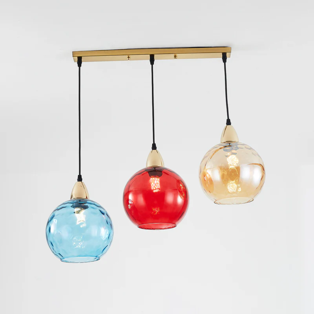 Moderne Cluster Pendelleuchte mit 3 Lichtern - Cascade | Karnz