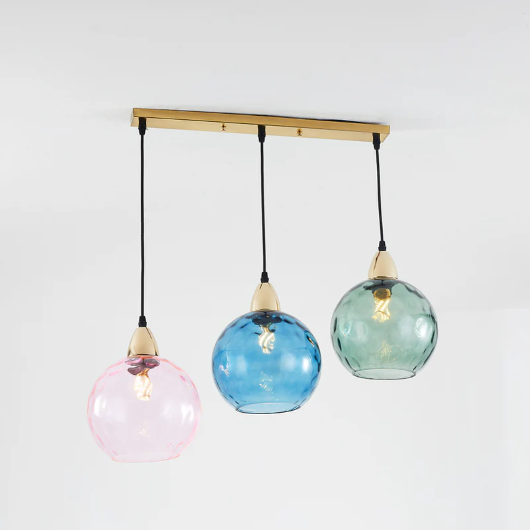 Moderne Cluster Pendelleuchte mit 3 Lichtern - Cascade | Karnz