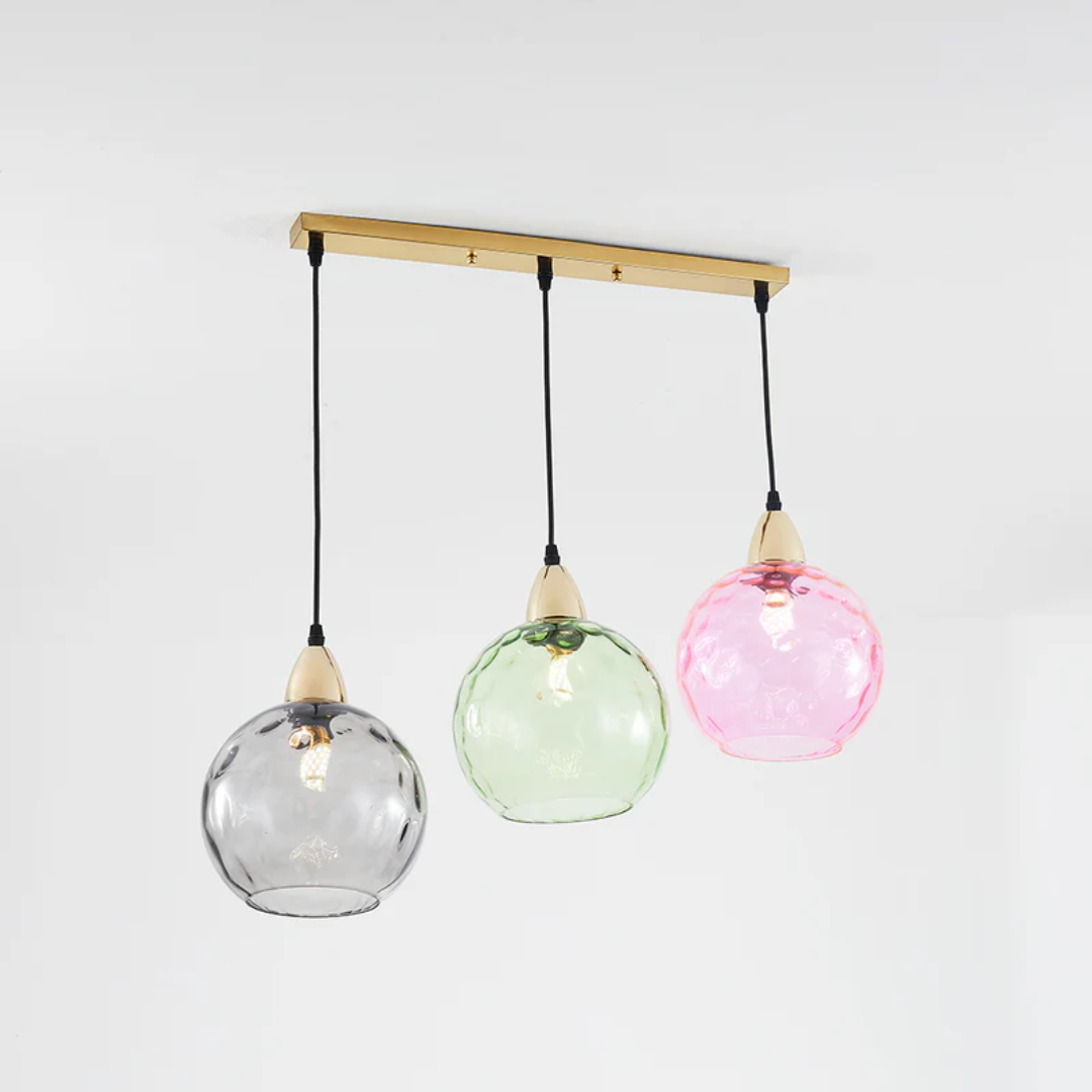 Moderne Cluster Pendelleuchte mit 3 Lichtern - Cascade | Karnz