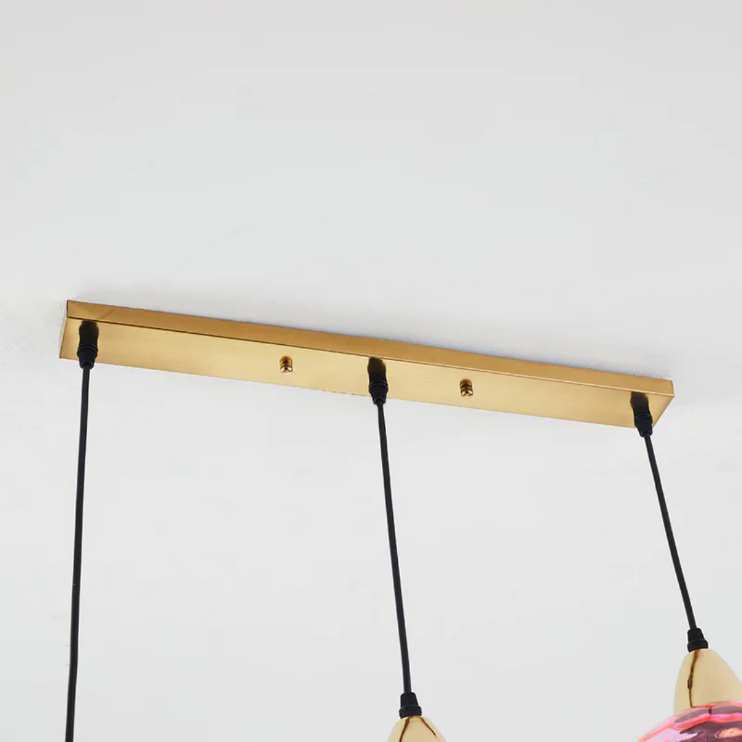 Moderne Cluster Pendelleuchte mit 3 Lichtern - Cascade | Karnz