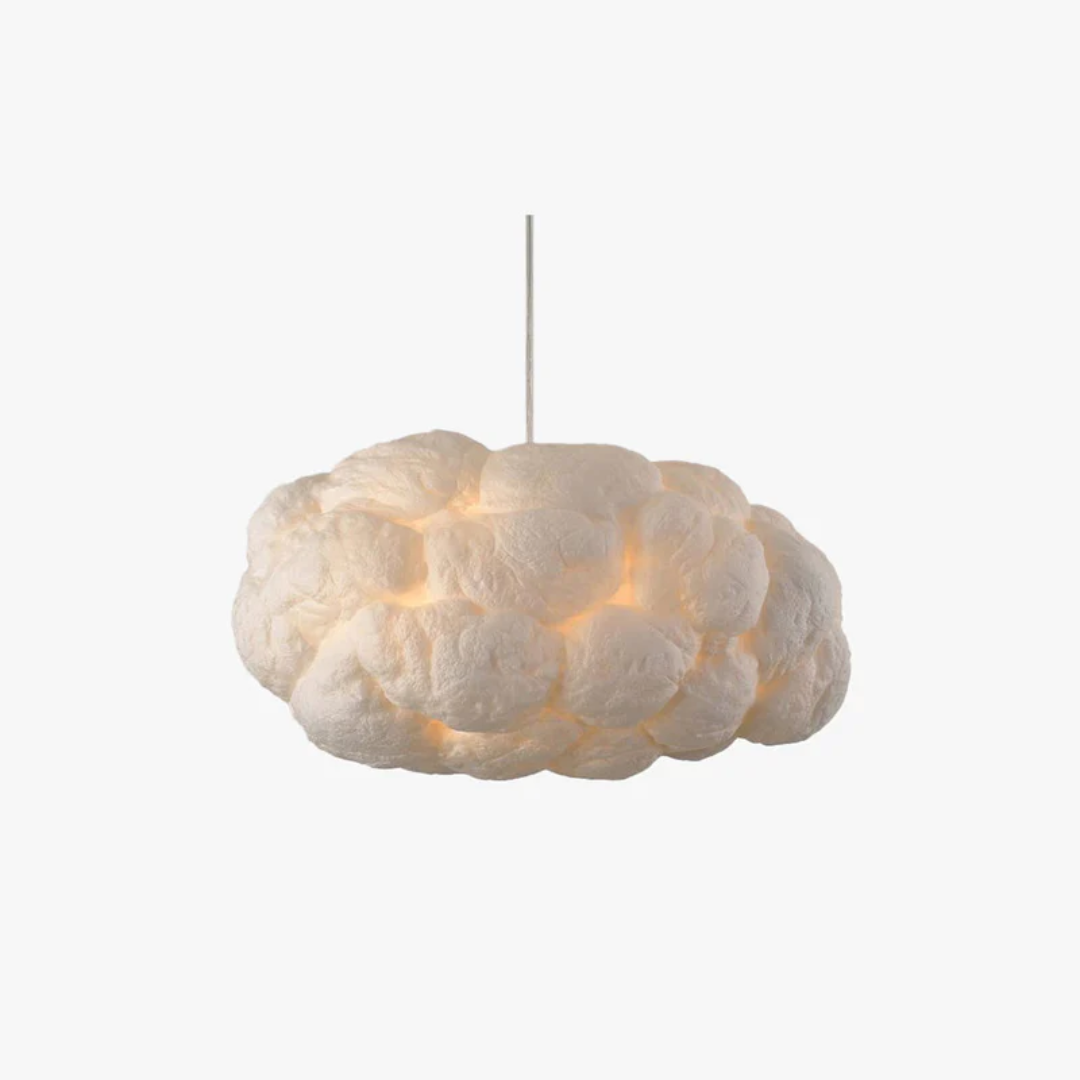 Designer Cloud LED Pendelleuchte Weiß PVC/Baumwolle - Nimbus | Karnz