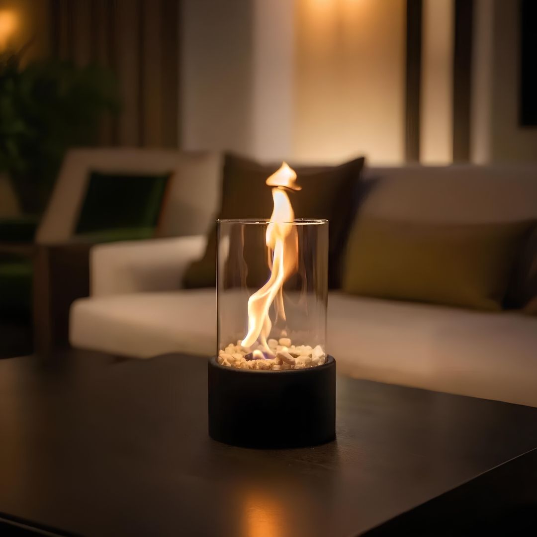 Klassische Öllampe mit offener Flamme - Lumora | Karnz