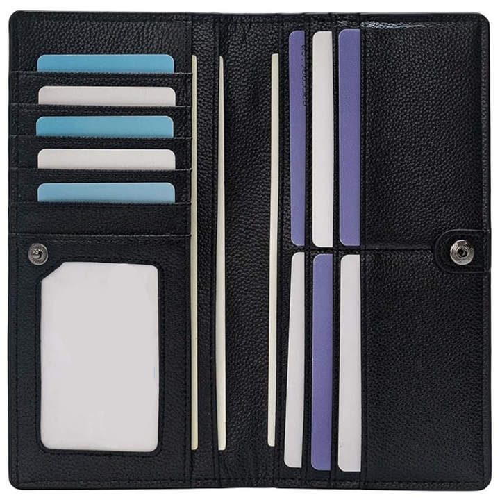 Ultra-dünnes RFID Leder Wallet Karnz