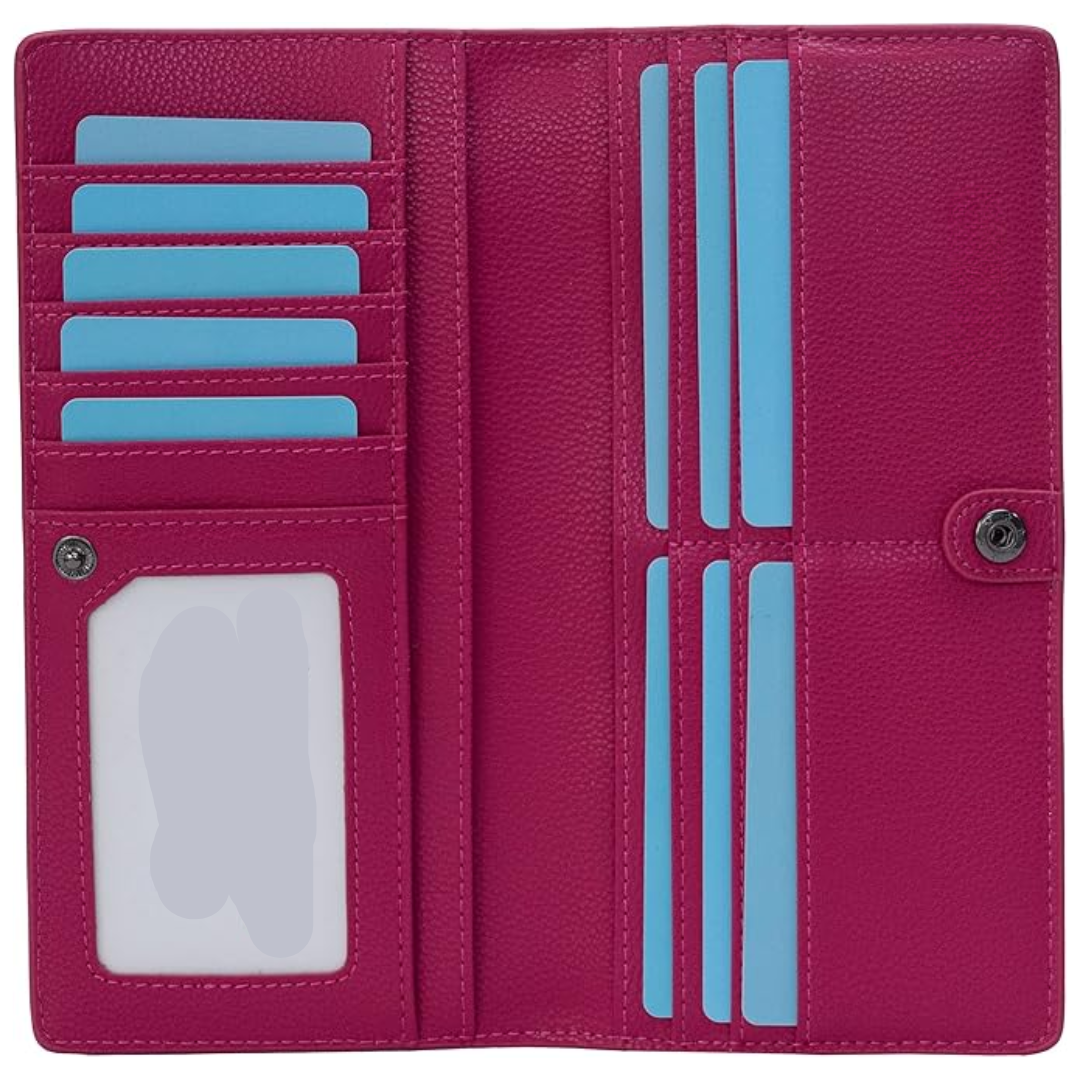 Ultra-dünnes RFID Leder Wallet Karnz