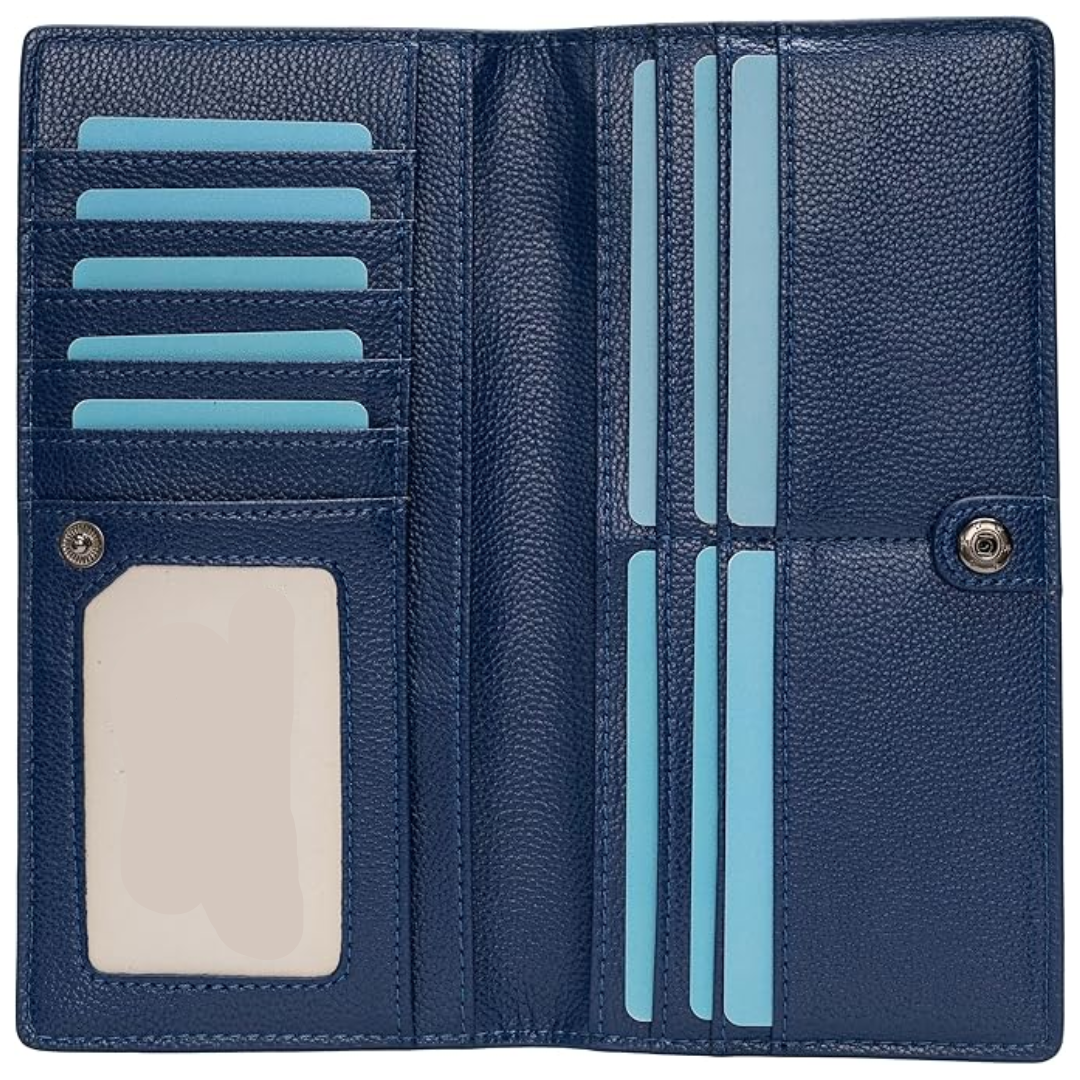 Ultra-dünnes RFID Leder Wallet Karnz