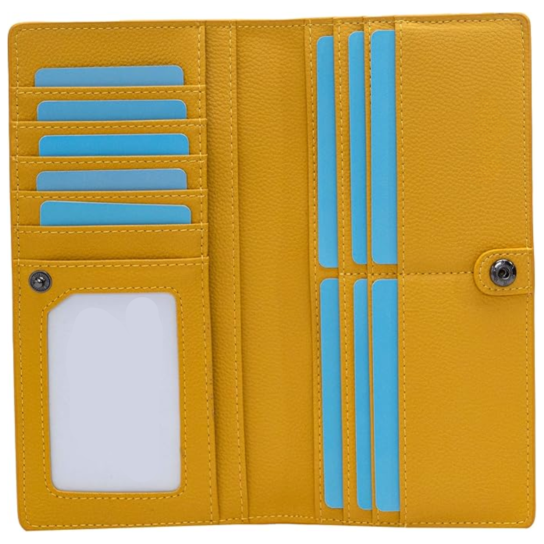 Ultra-dünnes RFID Leder Wallet Karnz