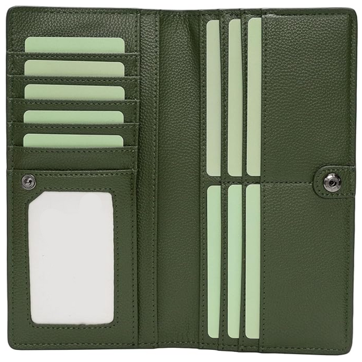 Ultra-dünnes RFID Leder Wallet Karnz
