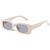 Retro rechteckige Y2K Sonnenbrille - Aria | Karnz