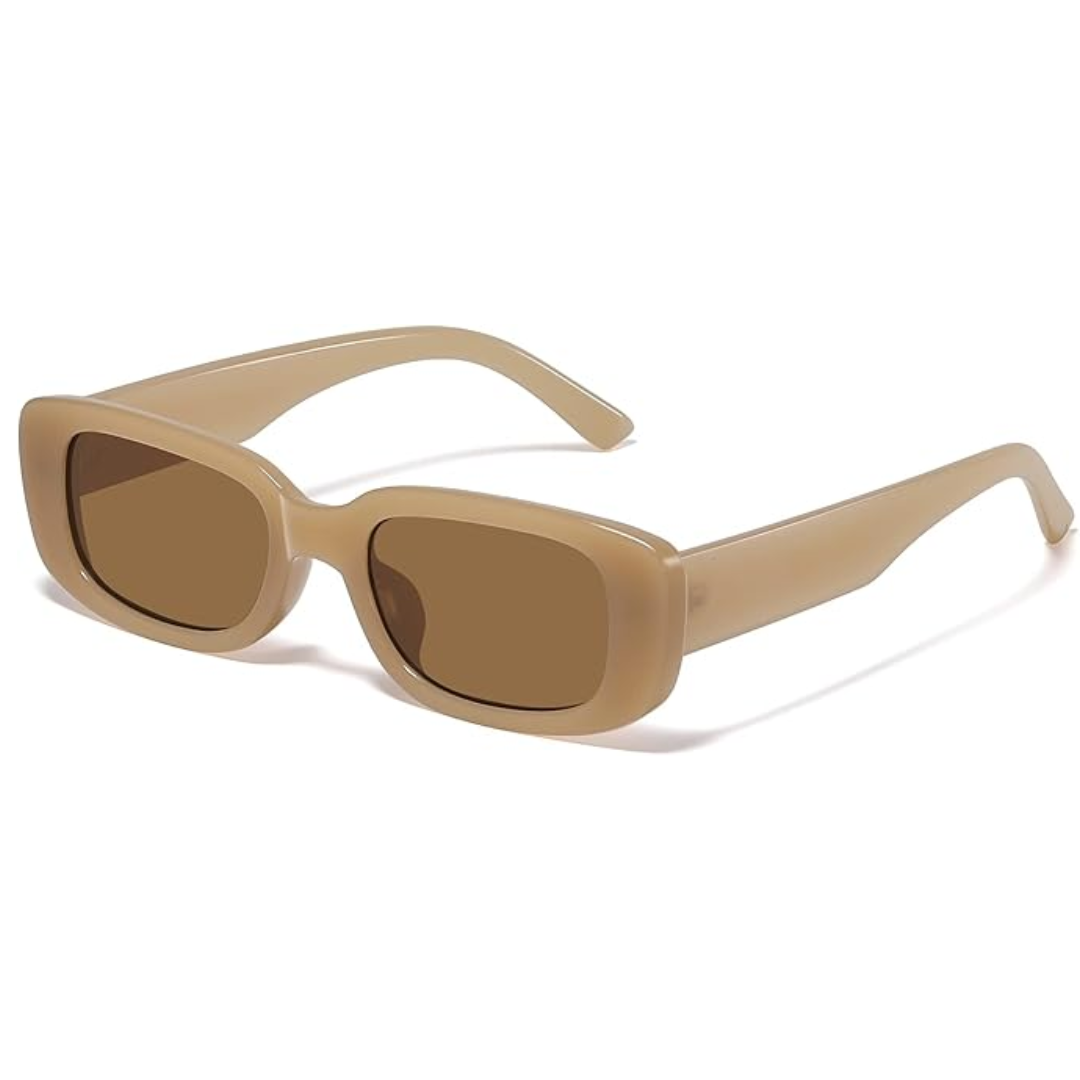 Retro rechteckige Y2K Sonnenbrille - Aria | Karnz