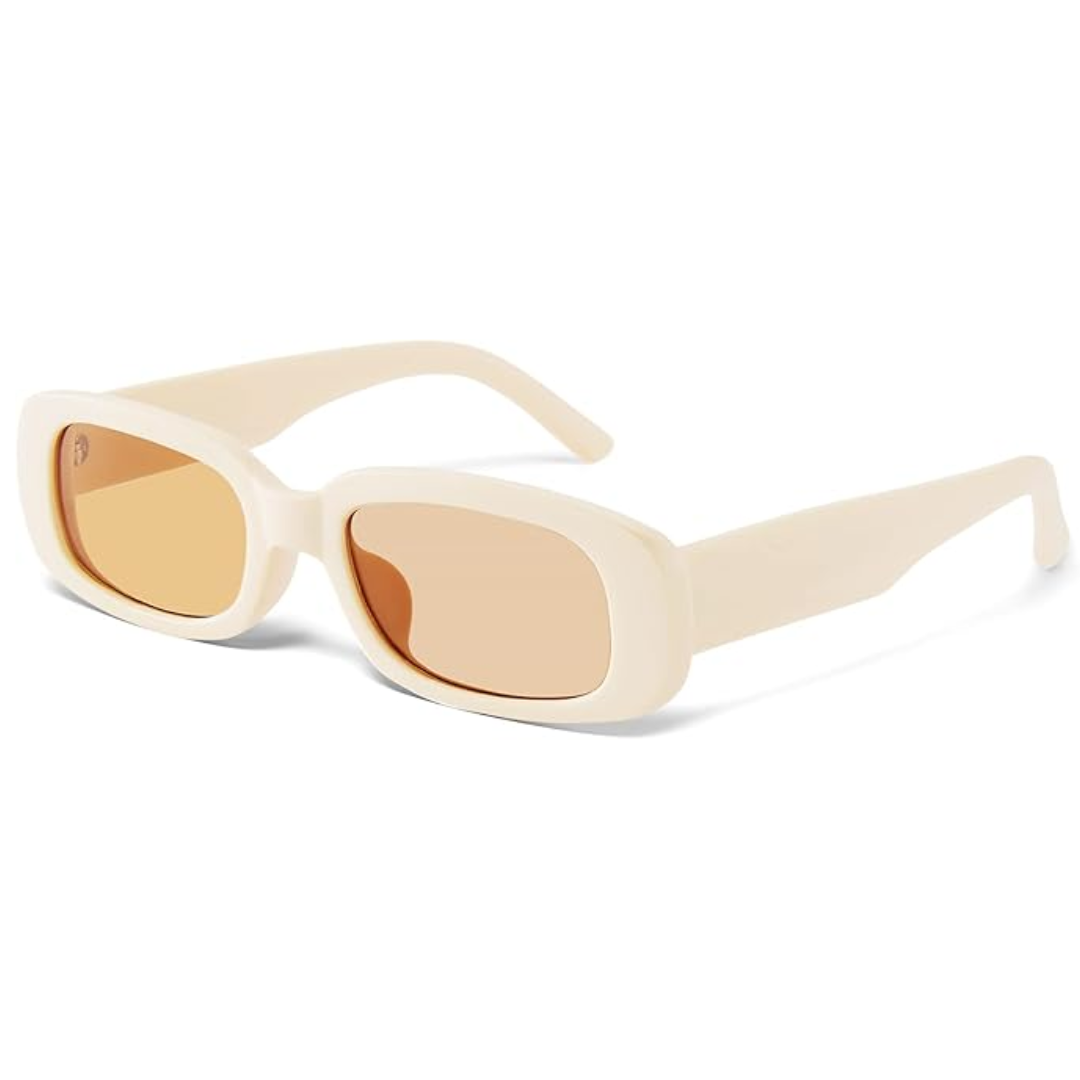 Retro rechteckige Y2K Sonnenbrille - Aria | Karnz