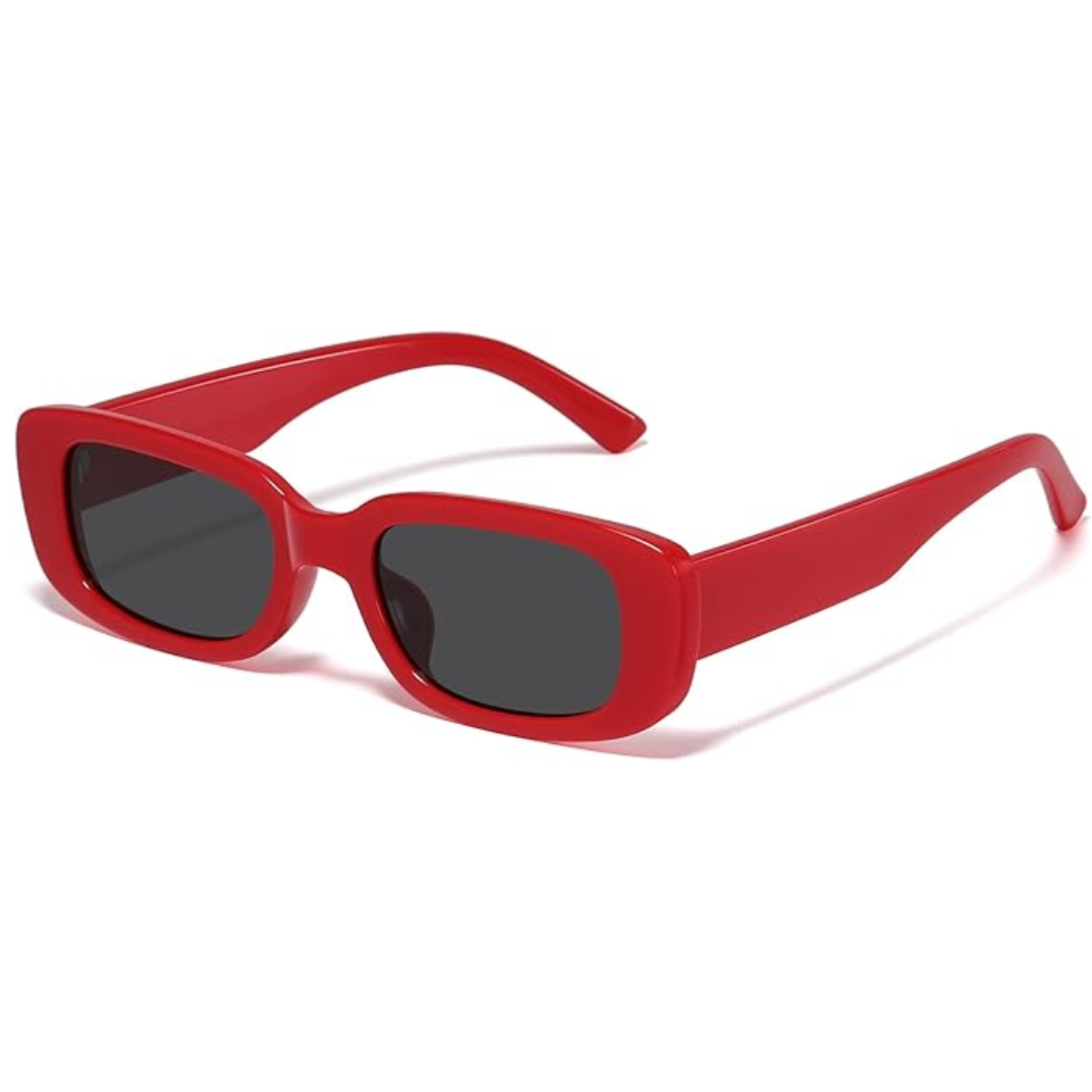 Retro rechteckige Y2K Sonnenbrille - Aria | Karnz