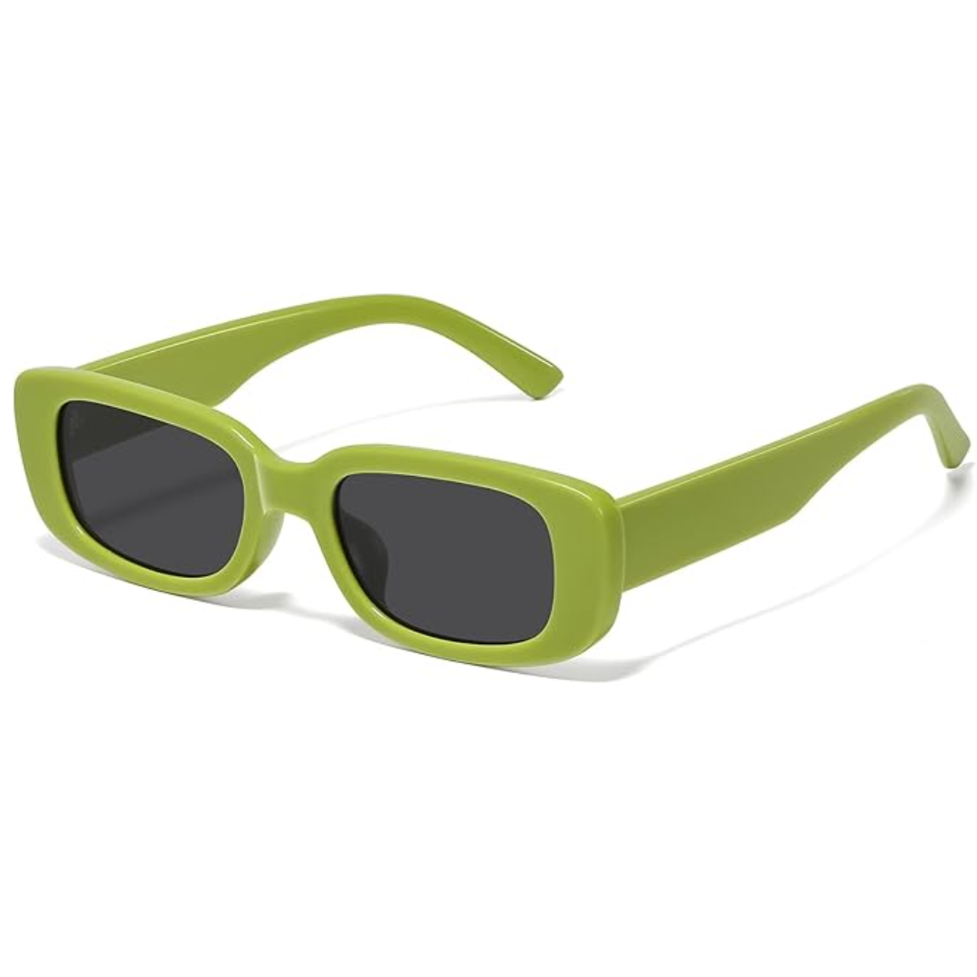 Retro rechteckige Y2K Sonnenbrille - Aria | Karnz