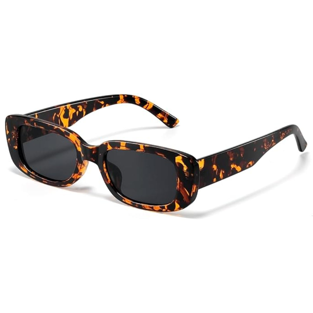 Retro rechteckige Y2K Sonnenbrille - Aria | Karnz