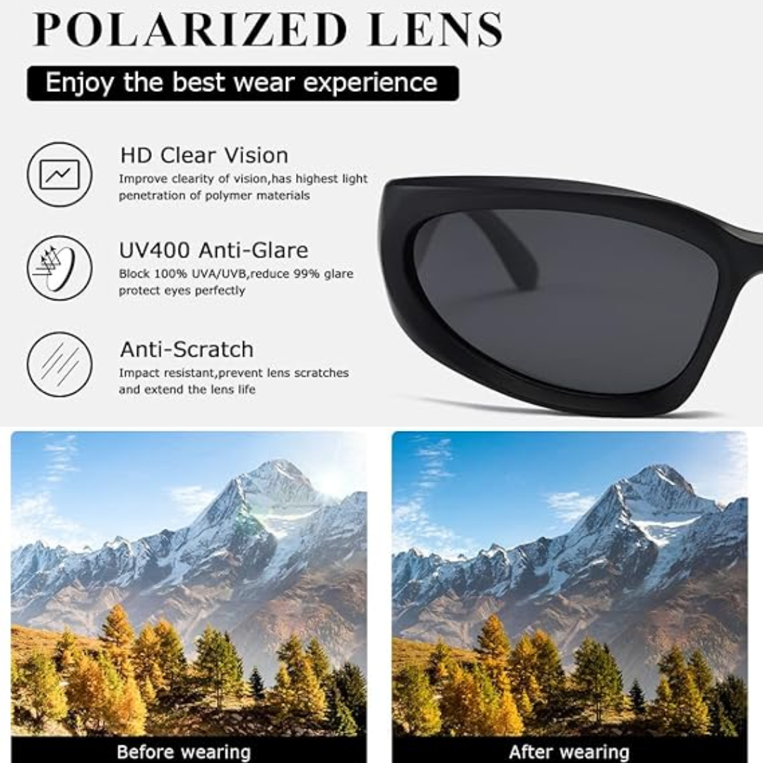 Polarized Sport Sonnenbrille - SwiftWrap | Karnz