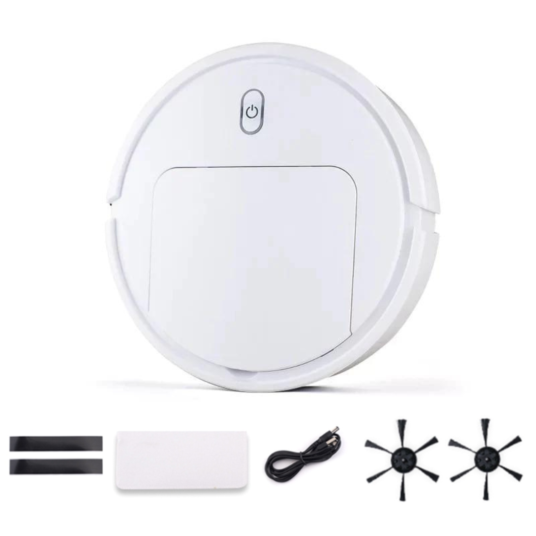 Karnz | Cleanoro S6 Robotstaubsauger | Kompakt & Intelligent | Für Tierhaare, Harte Böden & Teppiche | 2h Laufzeit