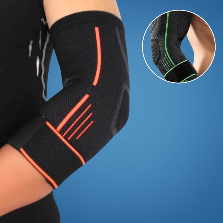 FlexiShield Orthopädische Ellenbogenstütze | Schmerztherapie - Ellenbogenunterstützung - bei Tendinitis - Arthritis - Verletzungsrehabilitation Karnz