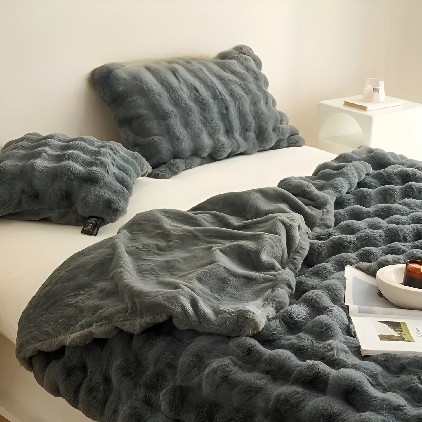 Fleece- und Fleece-Karnzanket – Extra weich und warm | Perfekt für Sofa und Schlafzimmer