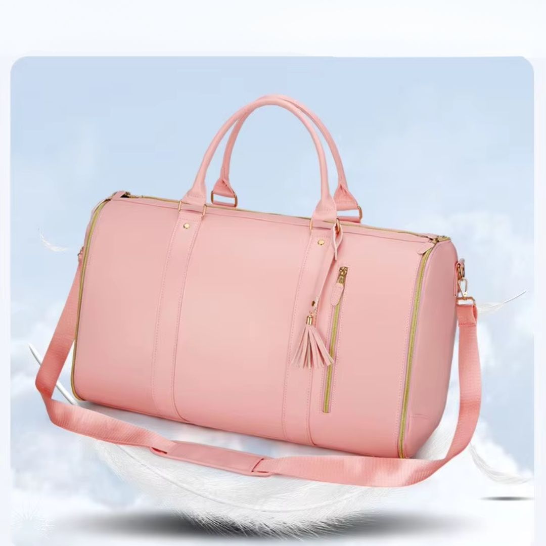 LuxeVoy – Umwandelbare Garderobe & Reise-Duffel-Tasche