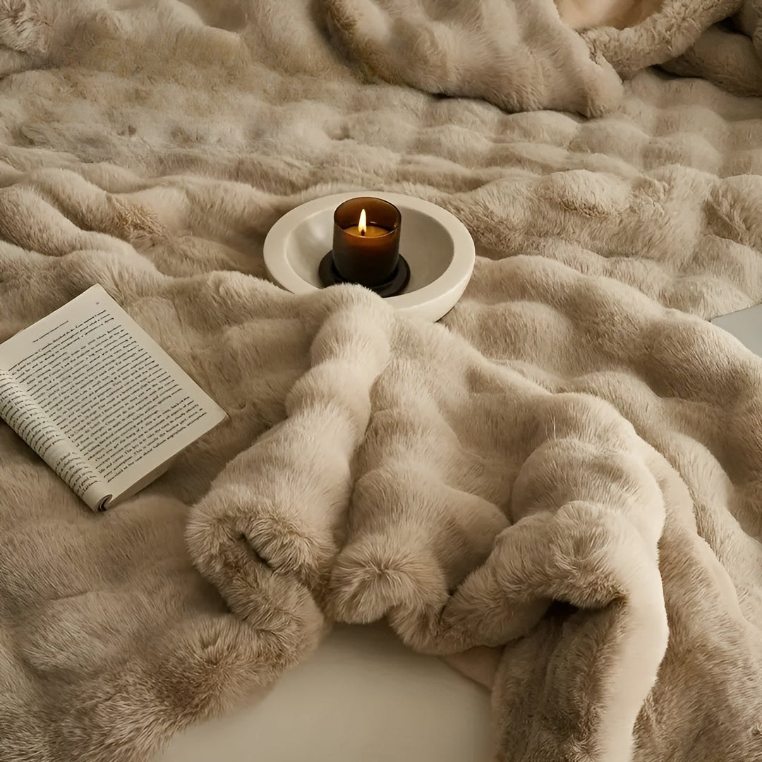 Fleece und Fleece-Decke – Extra weich & warm | Perfekt für Sofa und Schlafzimmer | Karnz
