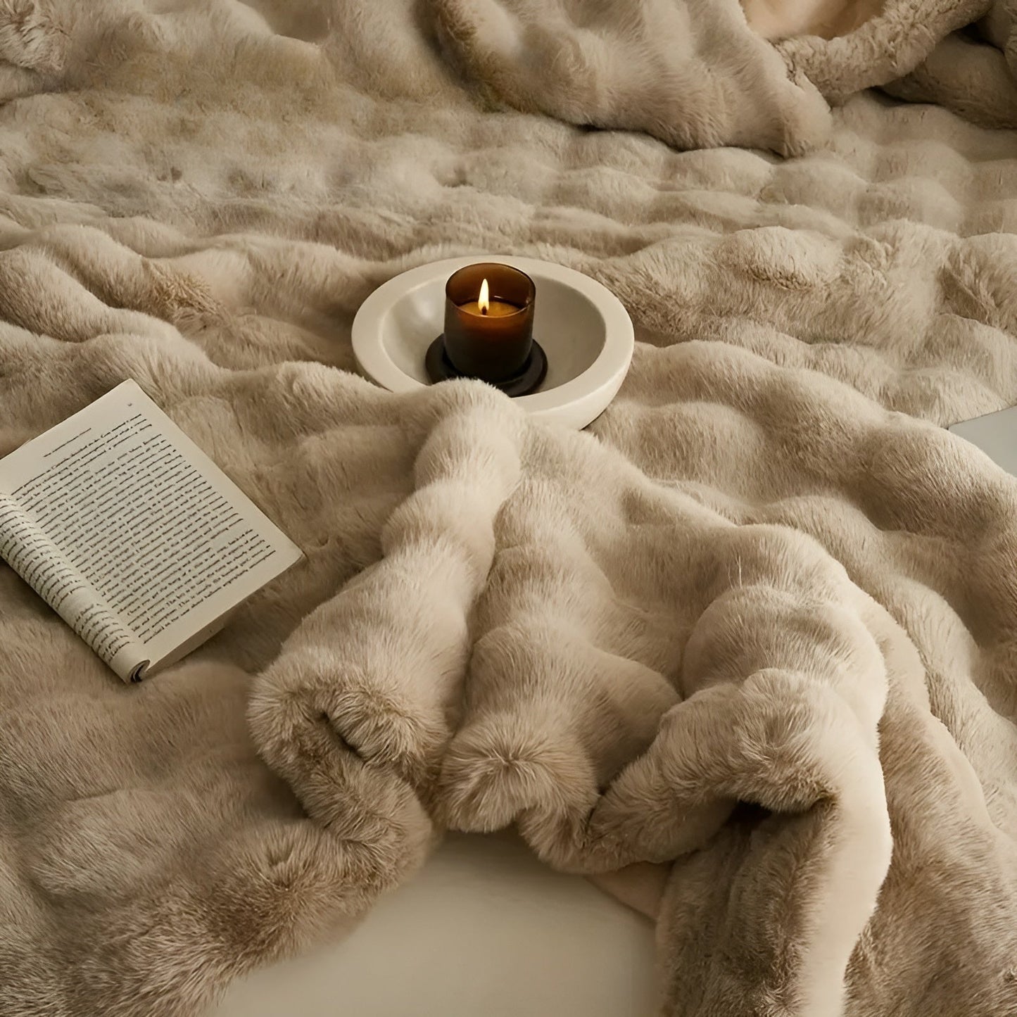 Fleece- und Fleece-Karnzanket – Extra weich und warm | Perfekt für Sofa und Schlafzimmer