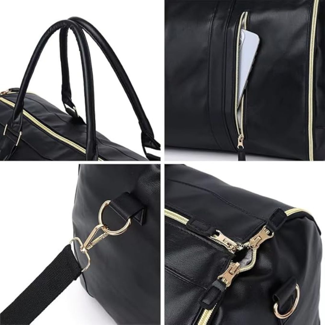 LuxeVoy – Umwandelbare Garderobe & Reise-Duffel-Tasche