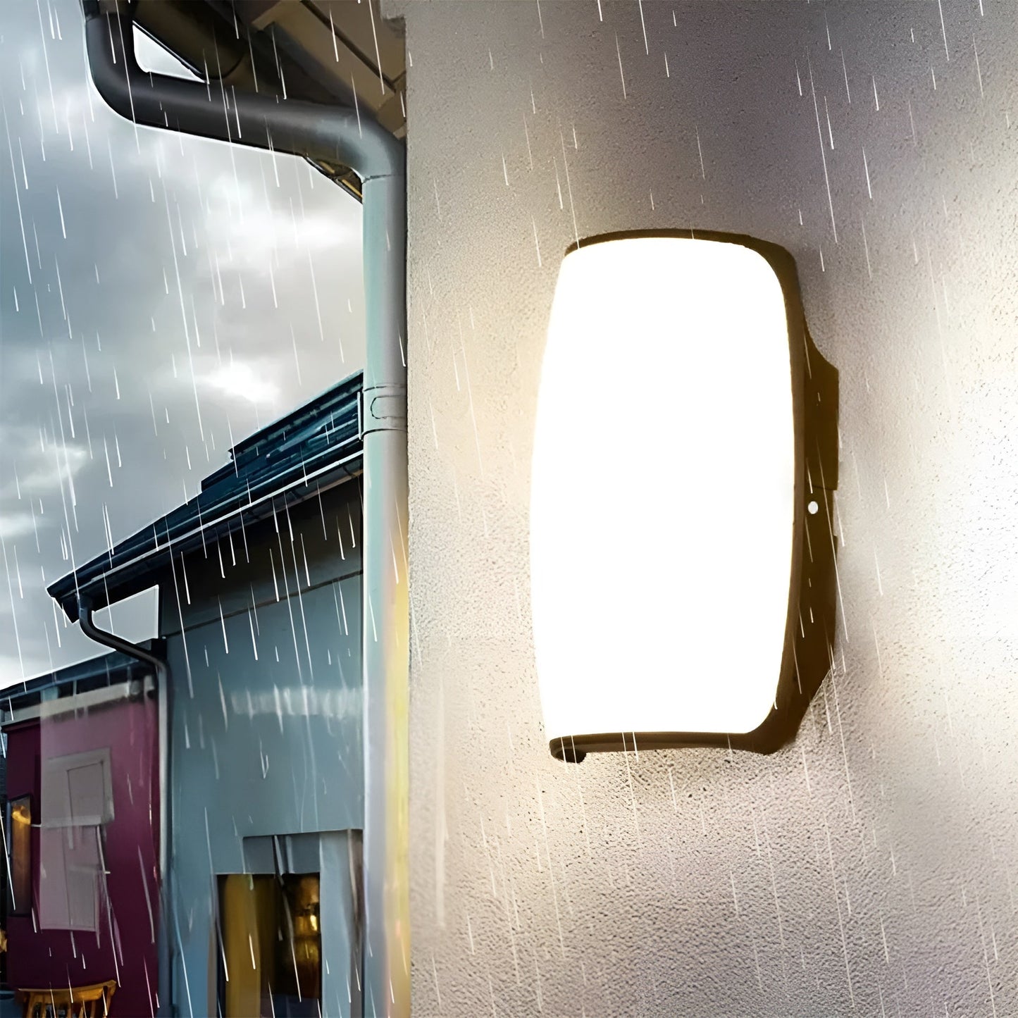 LED Außenwandleuchte – Wasserdicht mit Bewegungssensor | Perfekt für Garten, Terrasse & Auffahrt | Karnz