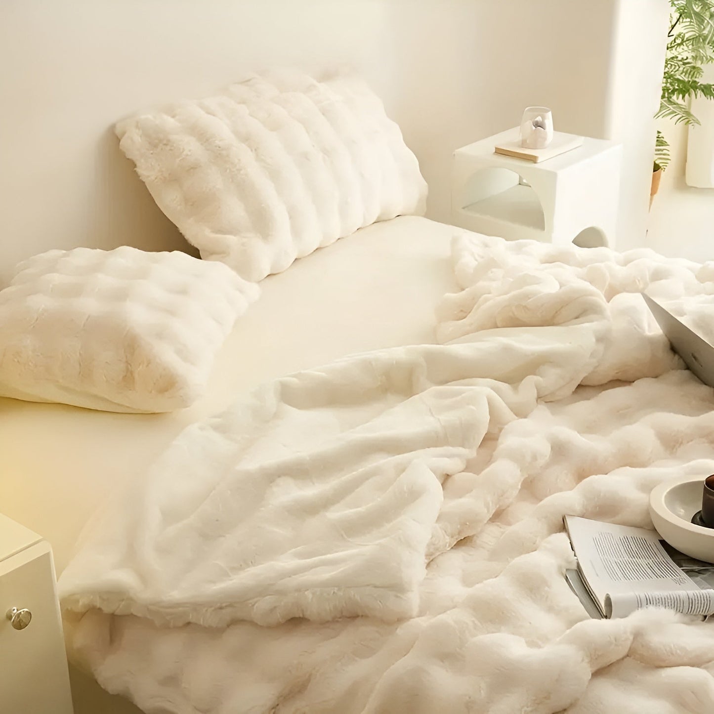 Fleece- und Fleece-Karnzanket – Extra weich und warm | Perfekt für Sofa und Schlafzimmer