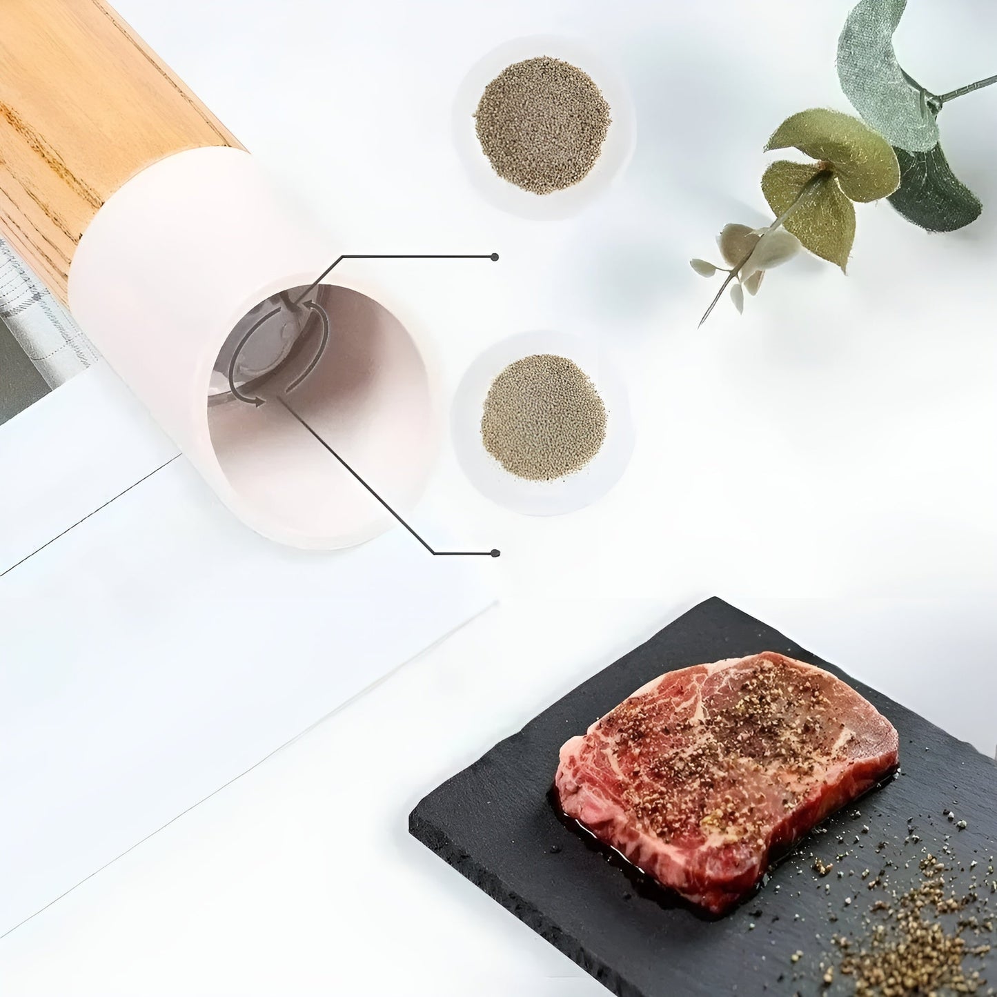 Salz- und Pfeffermühlen-Set – AdjustaKarnze Grinder | Stilvoll für jede Küche