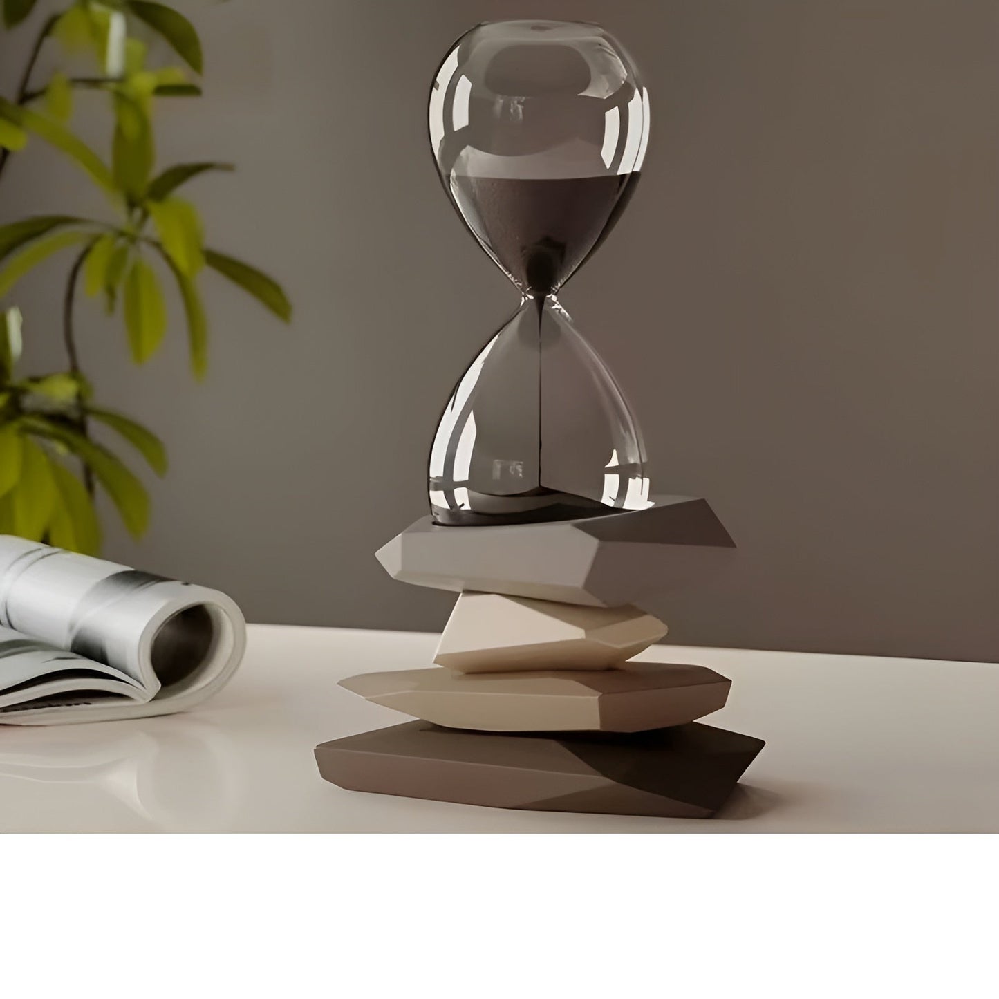 Minimalistische Sanduhr – Zeitlos & Dekorativ | Perfekt für Wohnzimmer und Büro