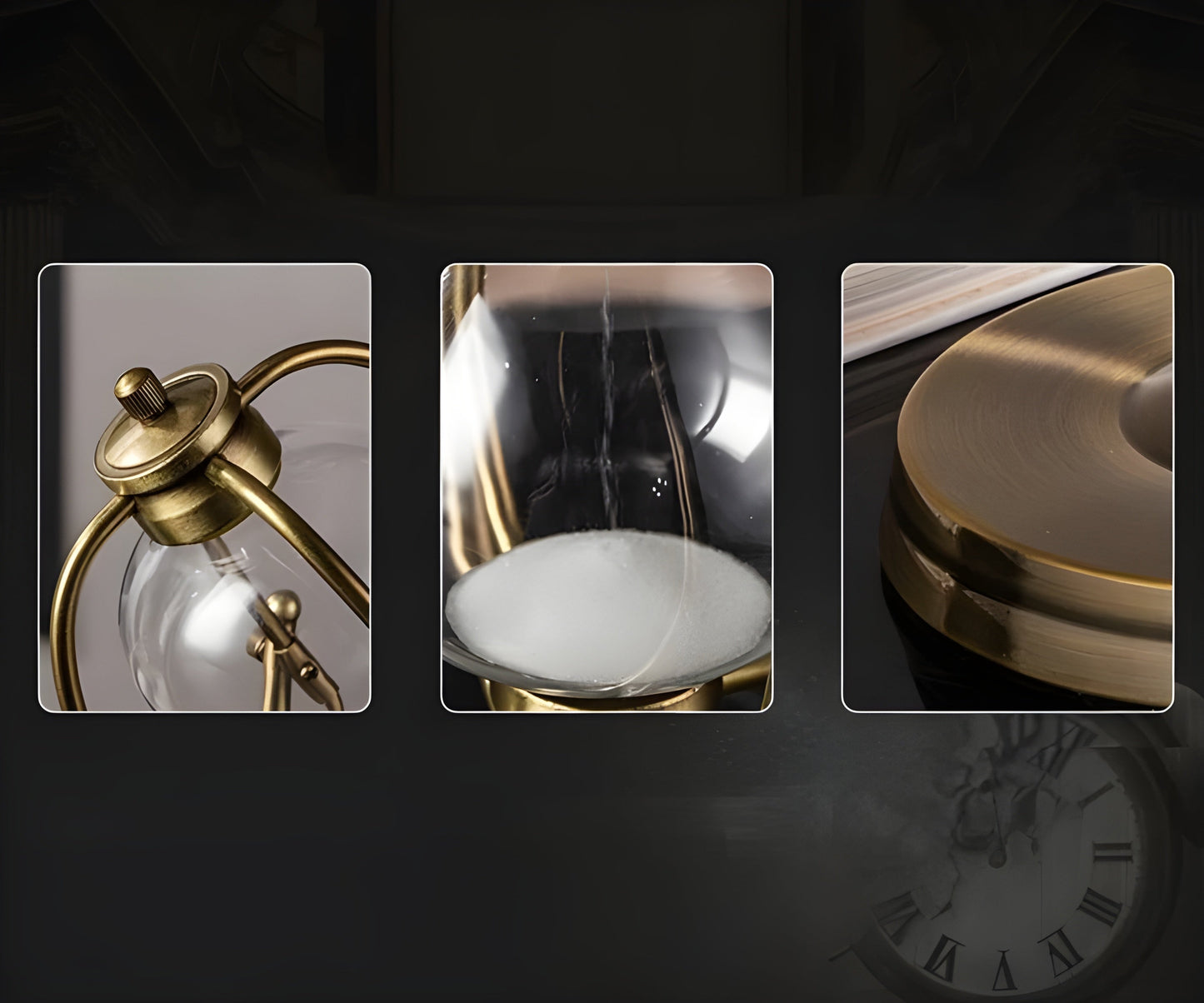 GracefulTime Uhr – Luxuriöse Sanduhr mit Sanduhr