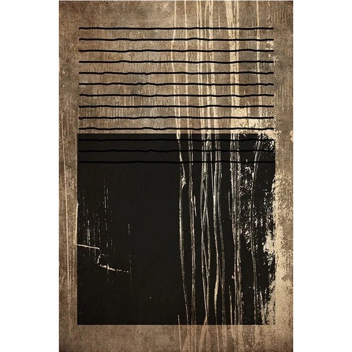 Urban Vintage Golden Brown Black Abstract Wall Art Fine Art Canvas Prints Bilder Für Modernes Apartment Wohnzimmer Esszimmer Home Office Dekor