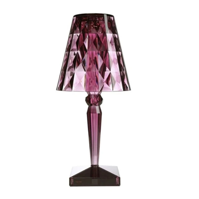 Acryl Kristall Tischlampe – Kunstvolles Design, Dimmbar, Energiesparend, Ideal für Wohnzimmer oder Schlafzimmer | Karnz