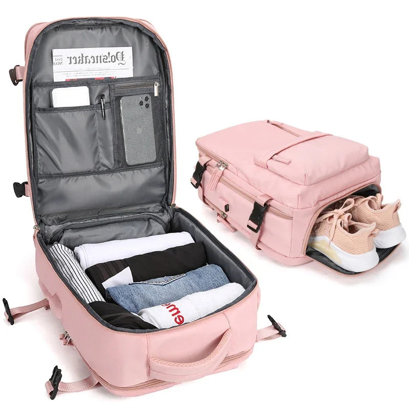Reis Tragbarer Rucksack mit Schuhfach