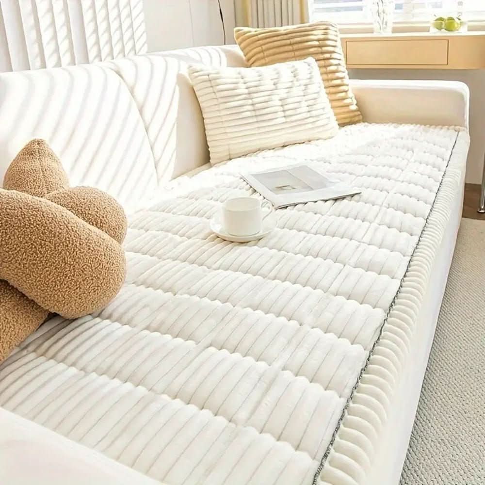 Luxuriöser Plüschbezug für Sofas