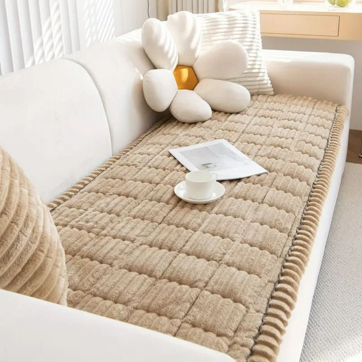 Luxuriöser Plüschbezug für Sofas