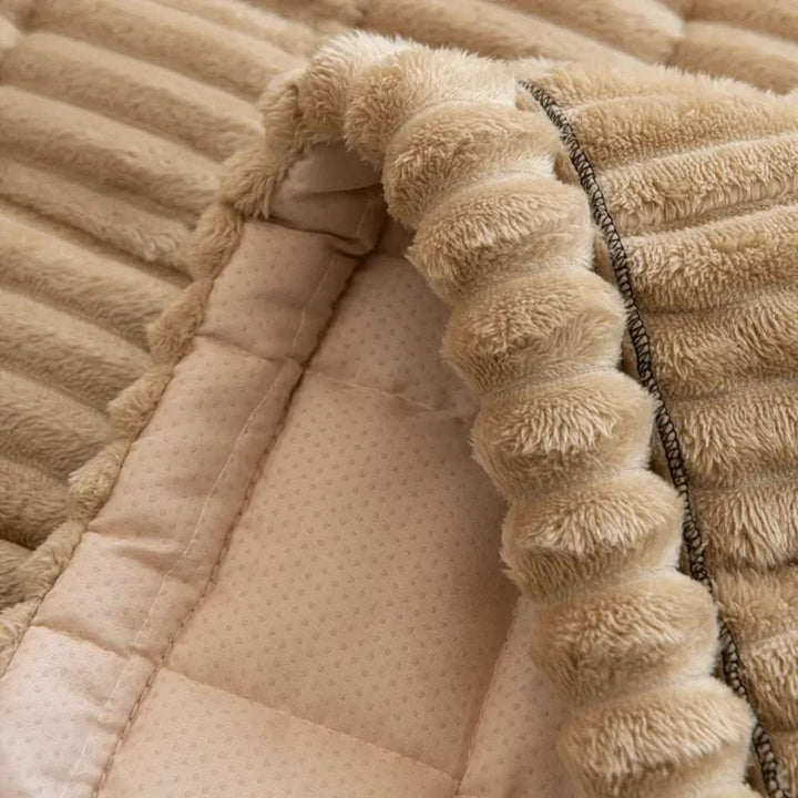 Luxuriöser Plüschbezug für Sofas
