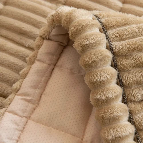 Luxuriöser Plüschbezug für Sofas