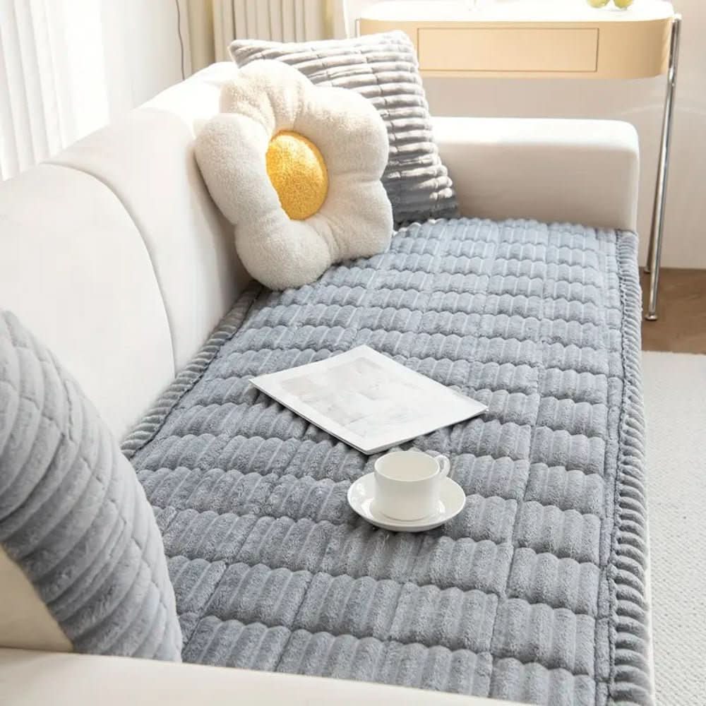 Luxuriöser Plüschbezug für Sofas