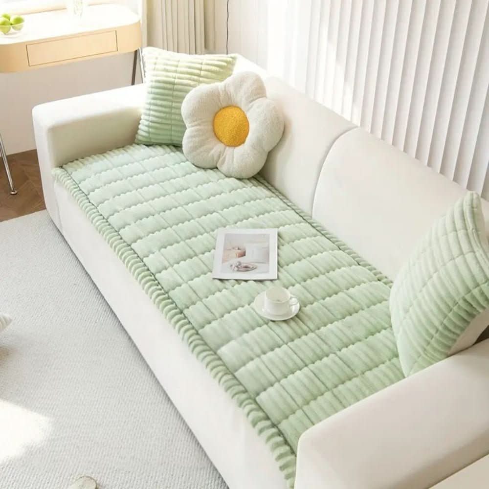 Luxuriöser Plüschbezug für Sofas