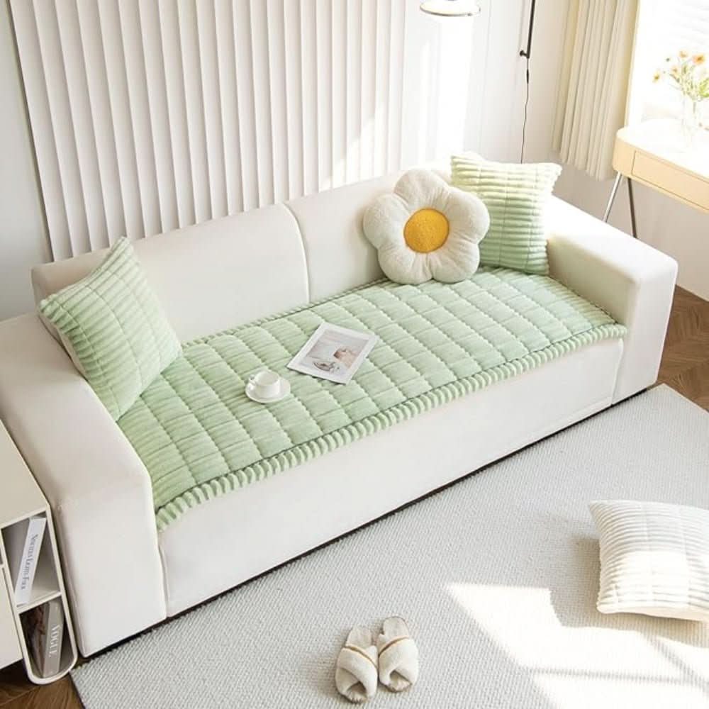 Luxuriöser Plüschbezug für Sofas