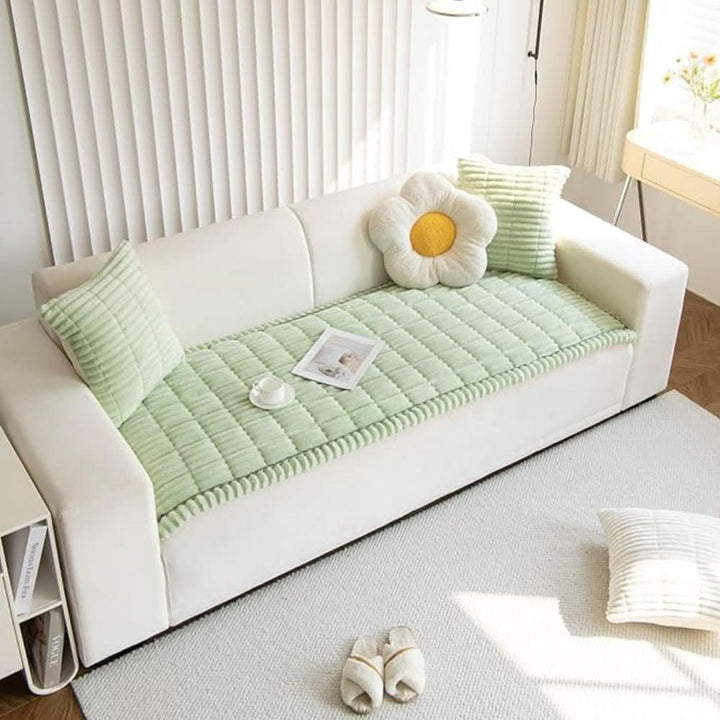 Luxuriöser Plüschbezug für Sofas