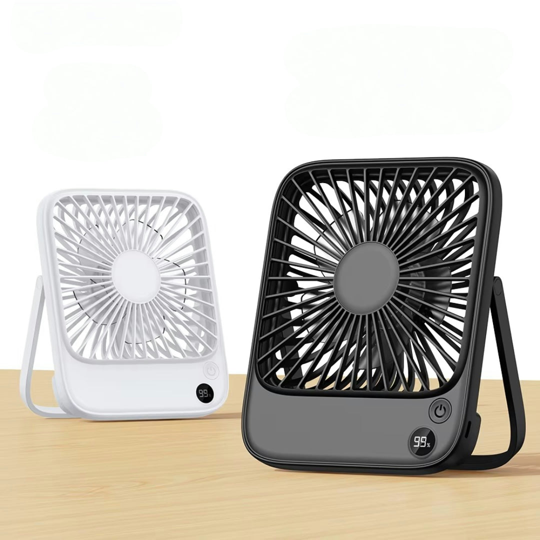 Tragbarer Ventilator mit Akku – 4 Geschwindigkeitsstufen | Karnz