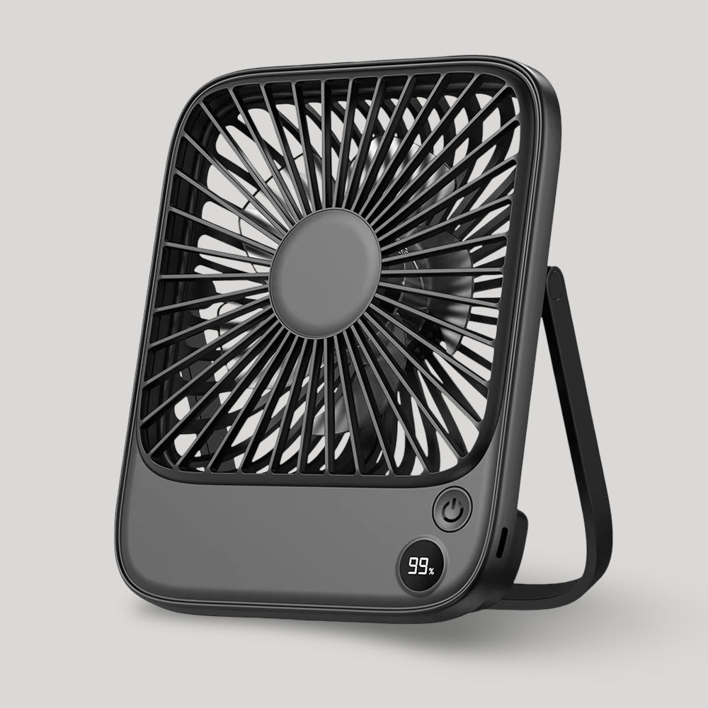 Tragbarer Ventilator mit Akku – 4 Geschwindigkeitsstufen | Karnz
