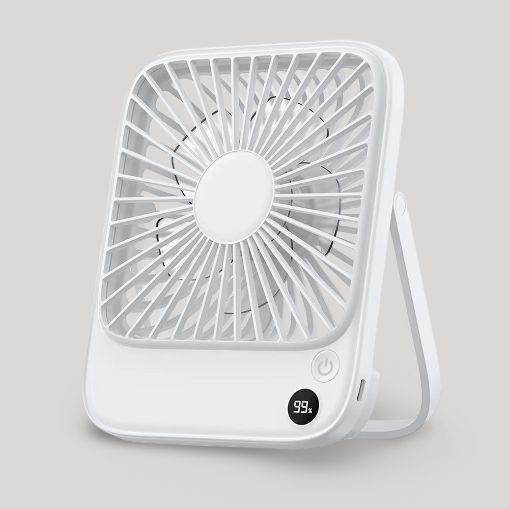 Tragbarer Ventilator mit Akku – 4 Geschwindigkeitsstufen | Karnz