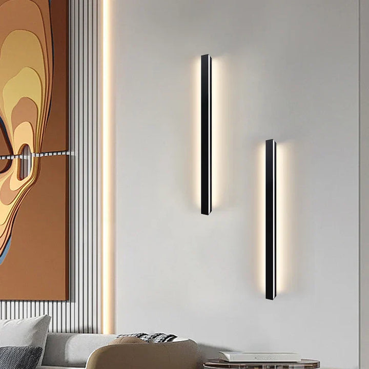 Moderne Lange Wandleuchte LED für Wohnzimmer – Minimalistische Wandlampe Design | Karnz