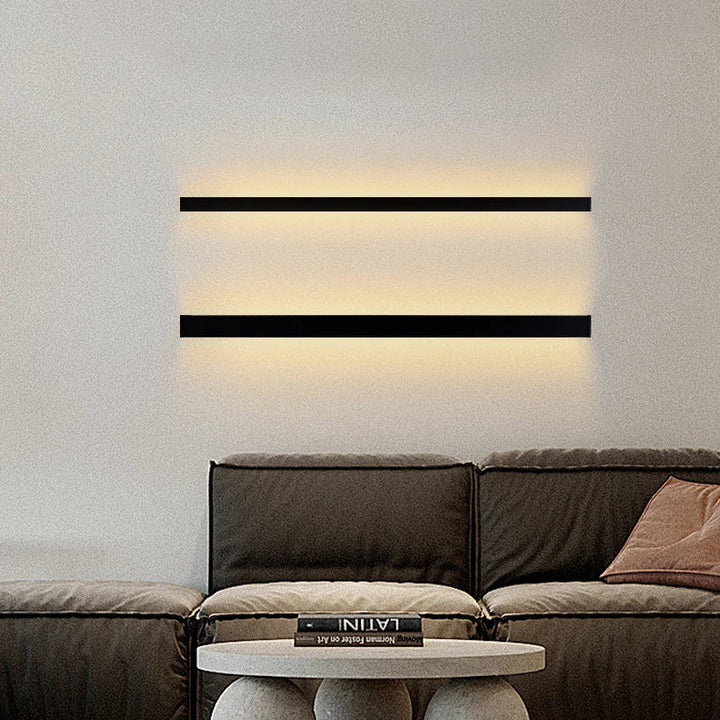 Moderne Lange Wandleuchte LED für Wohnzimmer – Minimalistische Wandlampe Design | Karnz