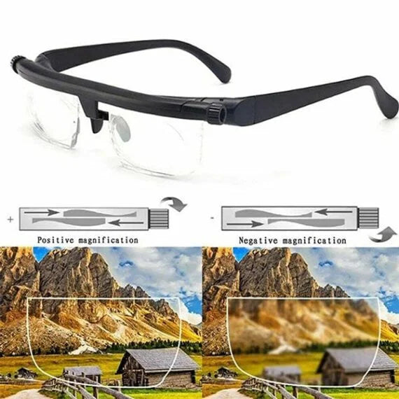 Verstellbare Fokussierungsbrille für Nah- und Fernsicht | Karnz