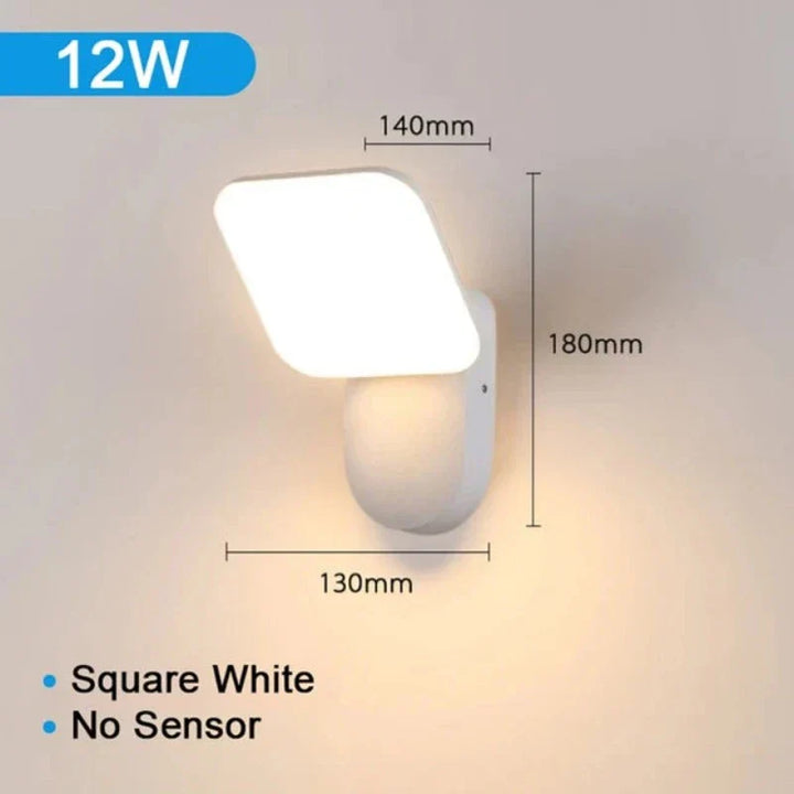 SecureLight - LED Bewegungsmelder Außenlampe | Wasserdicht & Energiesparend | Karnz