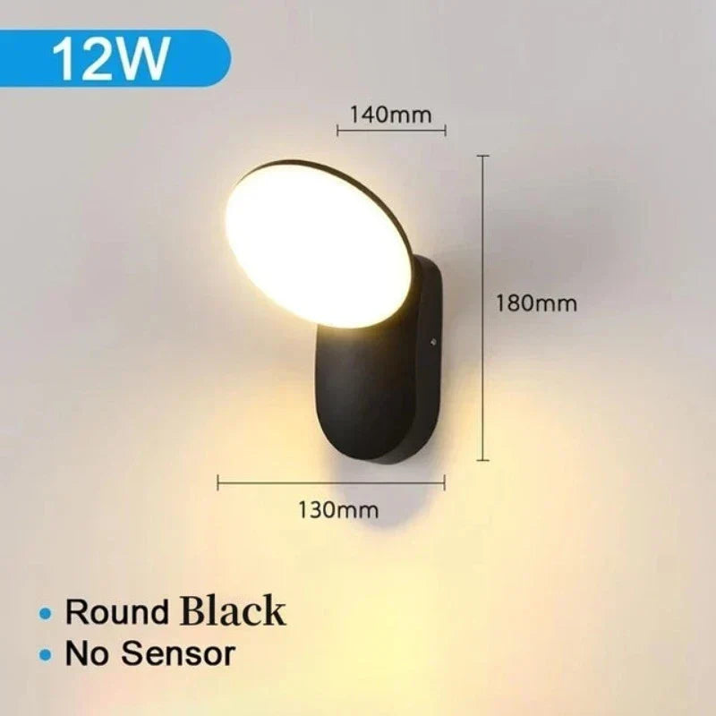SecureLight - LED Bewegungsmelder Außenlampe | Wasserdicht & Energiesparend | Karnz
